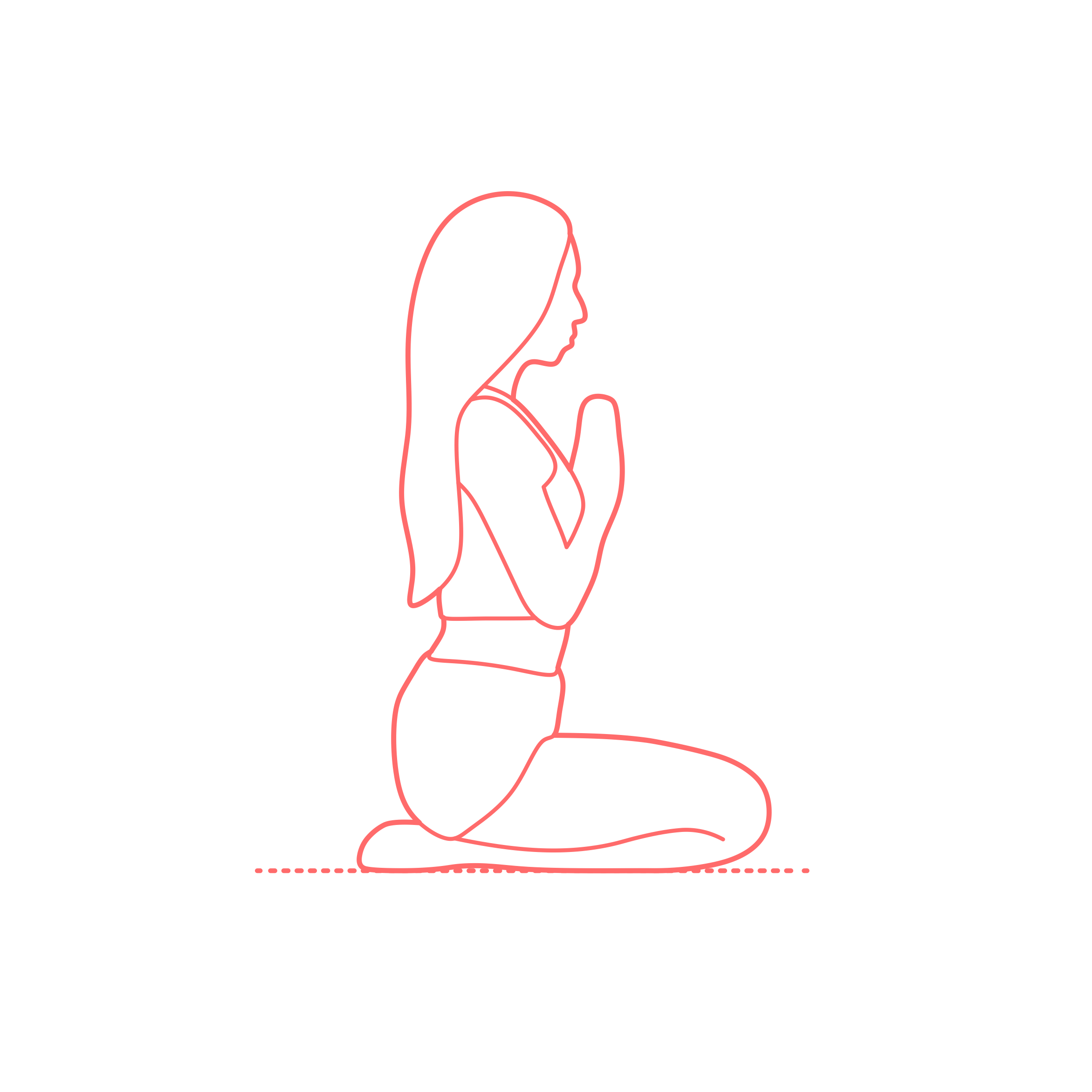 Humans Yoga Poses Hero Pose Outline Svg Vector Free Vectors